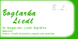 boglarka liedl business card